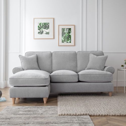 Marigot Ice Fabric Chaise Corner Sofa - LHF