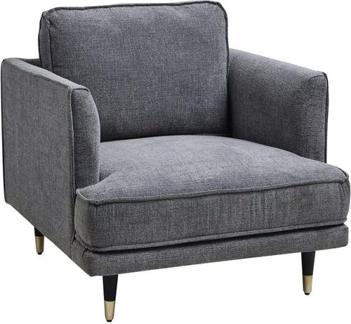 Moura Fabric Grey Armchair