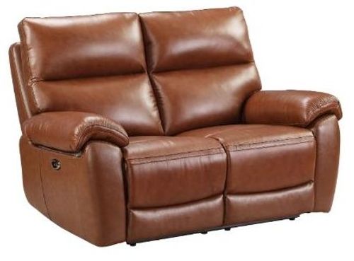 Rocco Power Sofa - Saddle Leather - 2 Seater