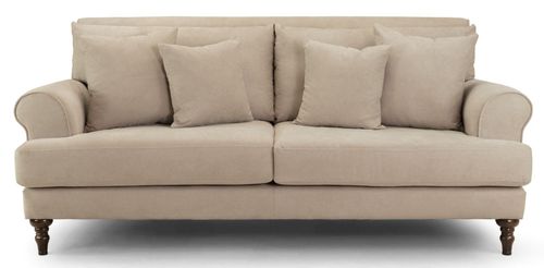 Summer Sofa - Beige Fabric - 3 Seater