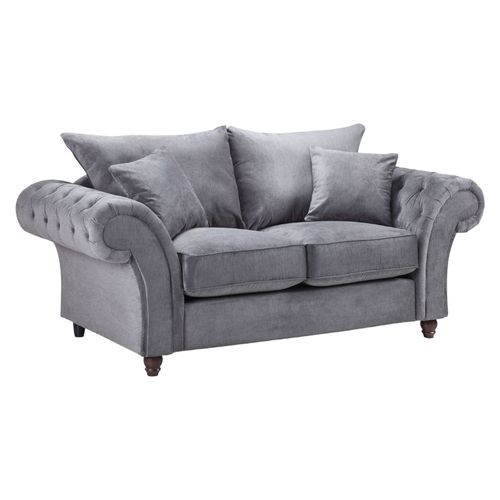 Windsor Sofa - Fullback - Grey - 2 Seater