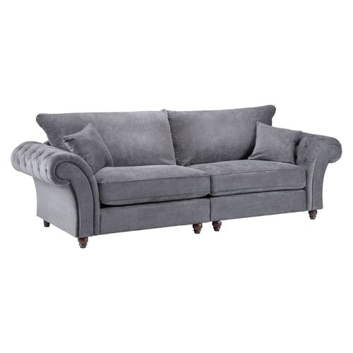 Windsor Sofa - Fullback - Grey - 4 Seater