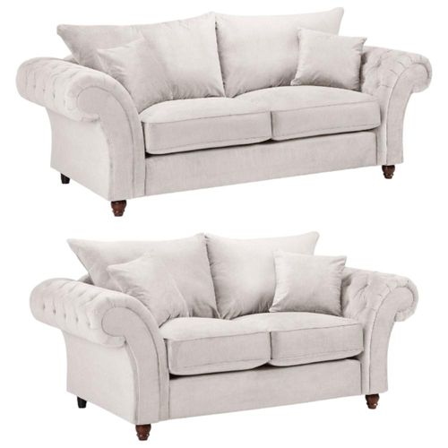 Windsor Sofa Set - Fullback - Stone - 3+2 Seater
