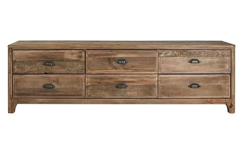 Clearance - Alpine Recycled Wood 180cm Large TV Unit - FSS15985