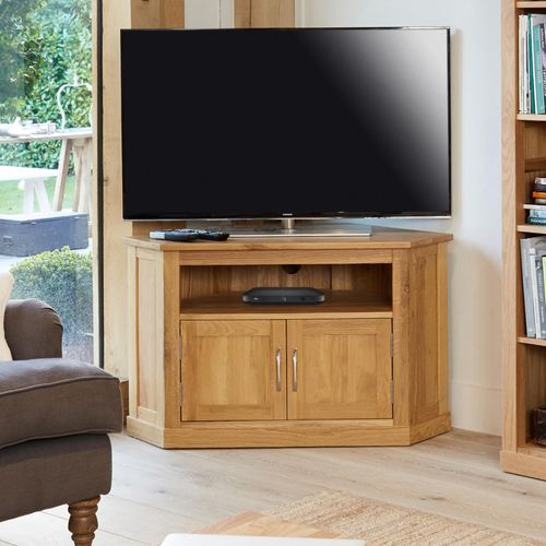 Martin Oak Corner TV Cabinet