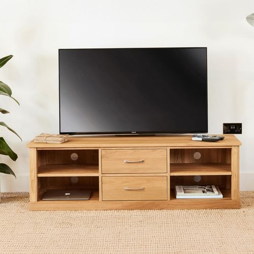 Martin Oak Mounted TV Cabinet