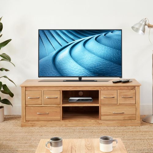 Martin Oak Wide TV Cabinet