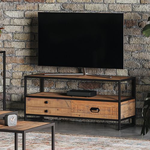 Olmsted Reclaimed Wood  3 Drawer TV Unit