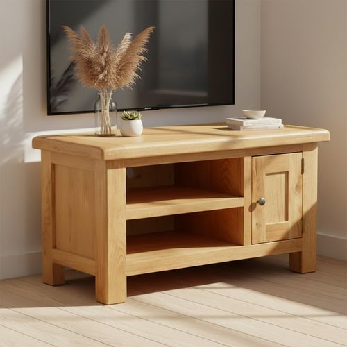 Salisbury Premium TV Unit - 1 Door - Oak