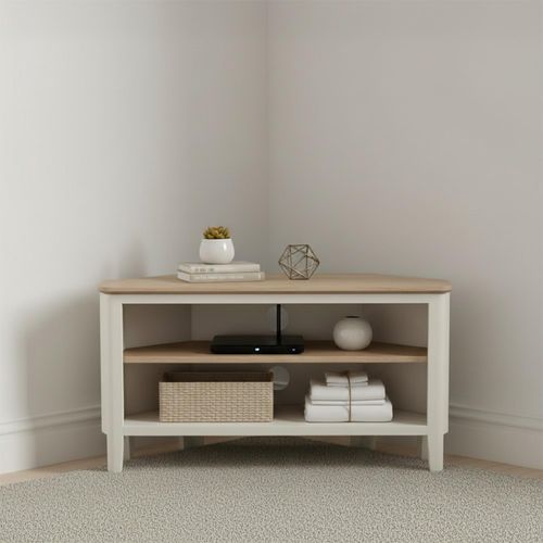 Marlow Corner TV Unit - White