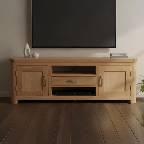 Treviso TV Unit - Storage - Oak