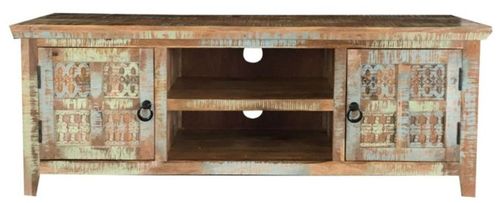 Aravali Reclaimed Wood and Distressed 146cm TV Unit
