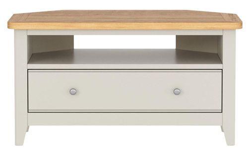 Arden Grey Painted 90cm Corner TV Unit