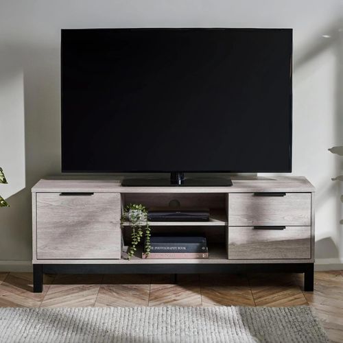 Bali Grey Oak TV Unit - 135cm