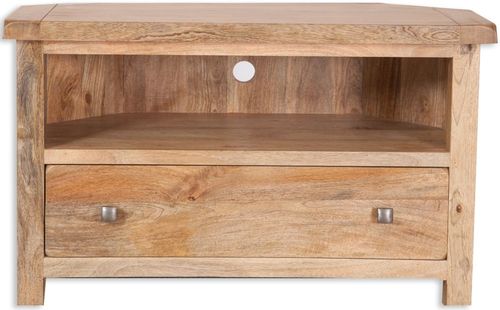 Bombay Solid Mango Wood 100cm Corner TV Unit