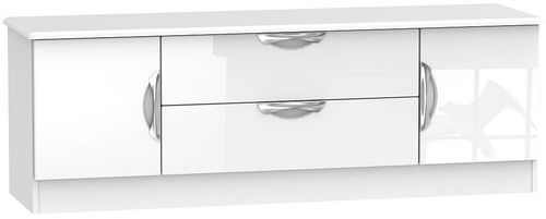 Camden White Gloss 145cm TV Unit