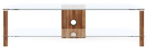 Ceiba Clear Glass 150cm TV Stand - ADCE1500-WAL