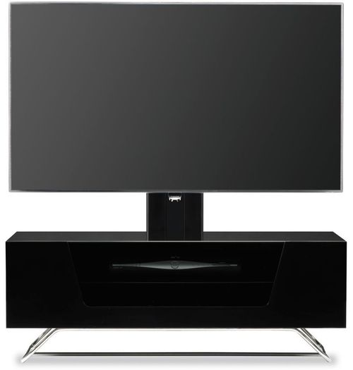 Conway Black Cantilever 100cm TV Stand - CRO2-1000BKT-BLK