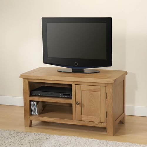 Dorset TV Unit - 1 Door - Small - Oak