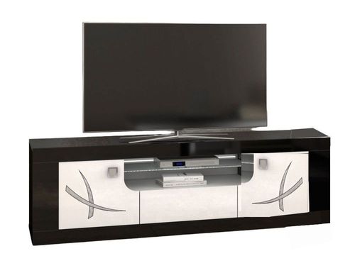 Enna Black and White 160cm TV Unit
