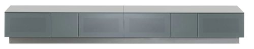 Evans High Gloss Grey 250cm TV Cabinet - EMTMOD2500-GRY