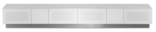 Evans High Gloss White 250cm TV Cabinet - EMTMOD2500-WHI