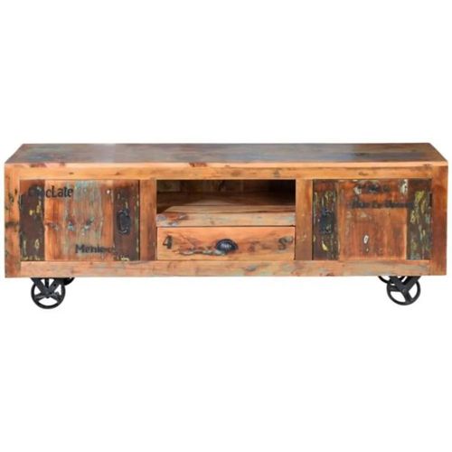 Gerber TV Unit - Recycled Wood - Storage Style