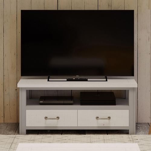 Greystone Reclaimed Wood TV Unit - 2 Drawer