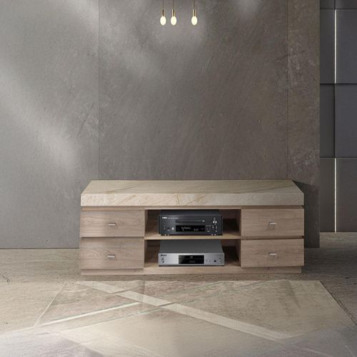 Goya TV Unit - Marble Top - 4 Drawer - Large - 185cm - Variation Available
