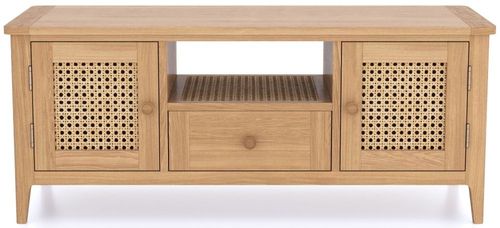 Henley Oak and Rattan 120cm TV Unit