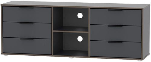Hong Kong Graphite 150cm TV Unit with Glides Legs