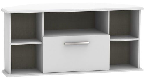 Knightsbridge Grey 115cm Corner TV Unit
