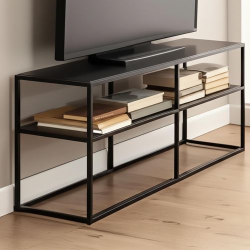 Newton TV Unit - Black Metal