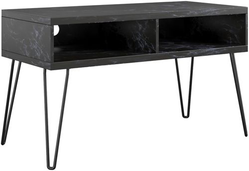 Nowata Athena Black Marble Effect TV Stand upto 42in - 1748899COMNUK