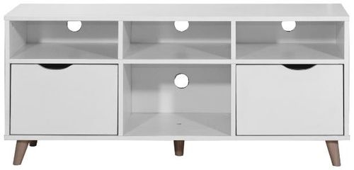 Perce White TV Unit