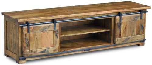 Renwal Works Industrial Style Wooden 180cm TV Unit