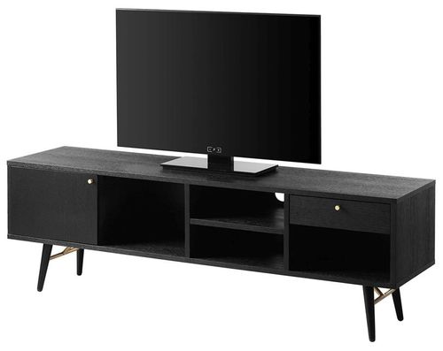 Barcelona Large TV Unit - Black