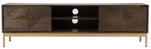 Zaine Walnut 160cm TV Unit