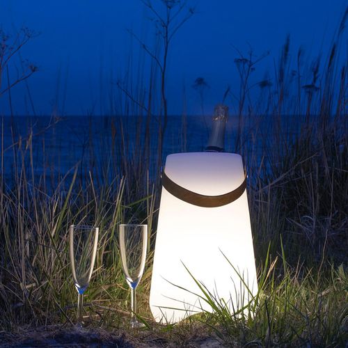 Bristol LED Wine Cooler - White