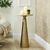 Cream Travertine Marble Round Side Table