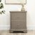 Lindon Taupe 2 Drawer Bedside Cabinet