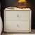 Amelie Cream Elm 2 Drawer Bedside Cabinet