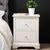 Lindon Frosty White 2 Drawer Bedside Cabinet