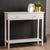 Lindon Frosty White 2 Drawer Console Table