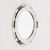 Silver Port Hole Large Round Mirror - 43.5cm x 43.5cm