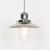 Chrome Metal Fishermans Ceiling Light
