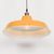 Factory Style Mustard Yellow Painted Metal Pendant Light - 46cm