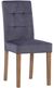 2 x Graphite Fabric Dining Chair