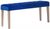 Ashbury Blue Fabric Large Dining Bench
