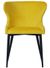 2 x Langley Yellow Fabric Dining Chair